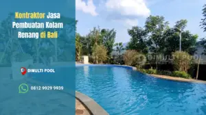 Jasa pembuatan kolam renang di Bali