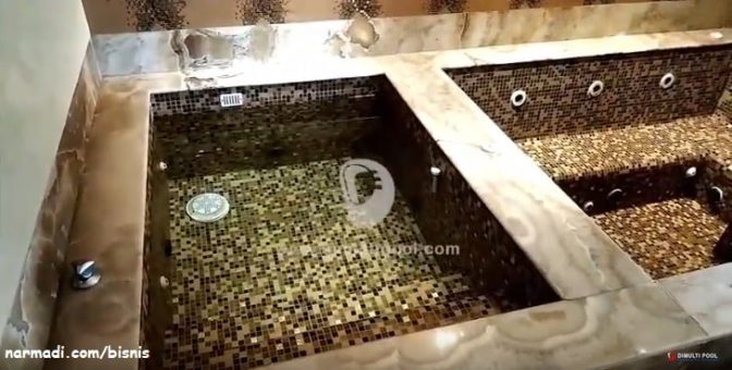 Renovasi kolam jacuzzi