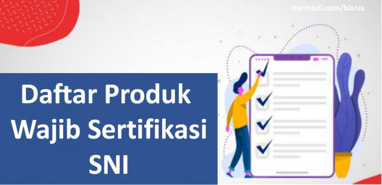 daftar produk wajib sni