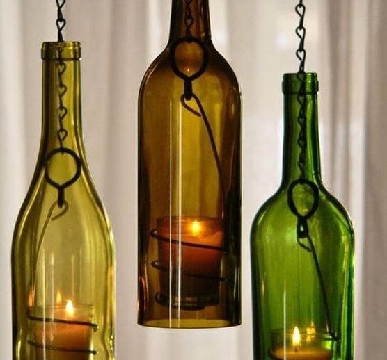 contoh kerajinan tangan dari botol bekas