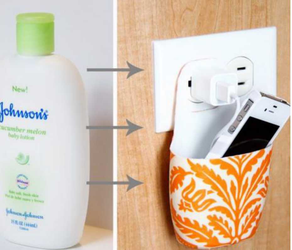 tempat charger dari botol