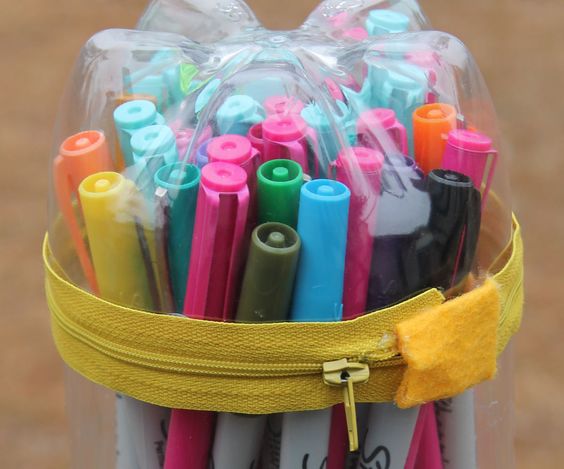 wadah pensil unik dari botol