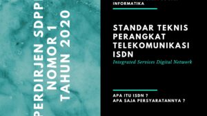 Perdirjen SDPPI No 1 Tahun 2020 mengatur standar teknis perangkat telekomunikasi ISDN