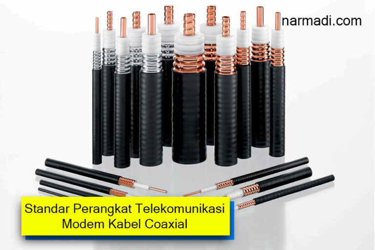 Standar teknis modem kabel coaxial menurut Perdirjen SDPPI Nomor 3 Tahun 2021