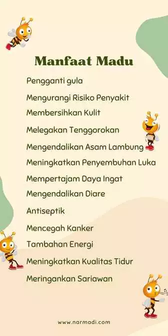 Manfaat madu asli terbaik ada pada standar SNI 8664:2018