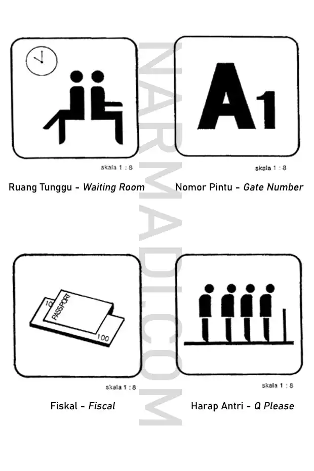 rambu-rambu di bandara