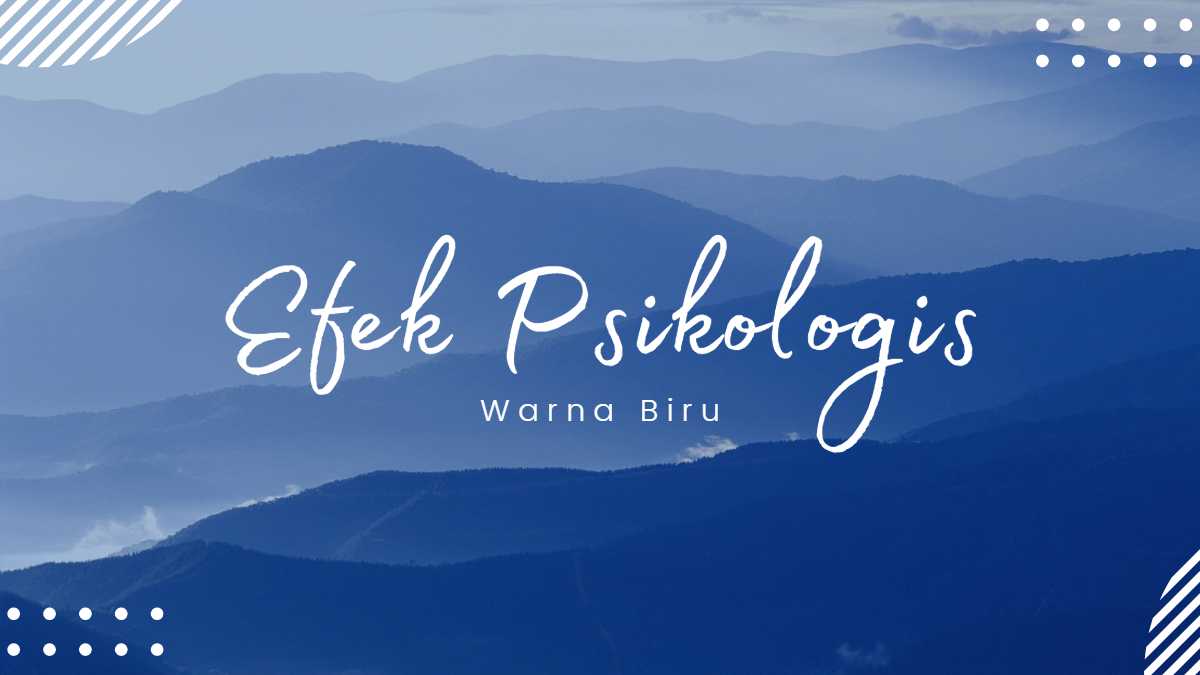 Efek Psikologi warna untuk bisnis - biru