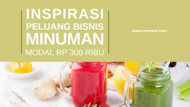 Inspirasi peluang bisnis minuman modal Rp 300rb