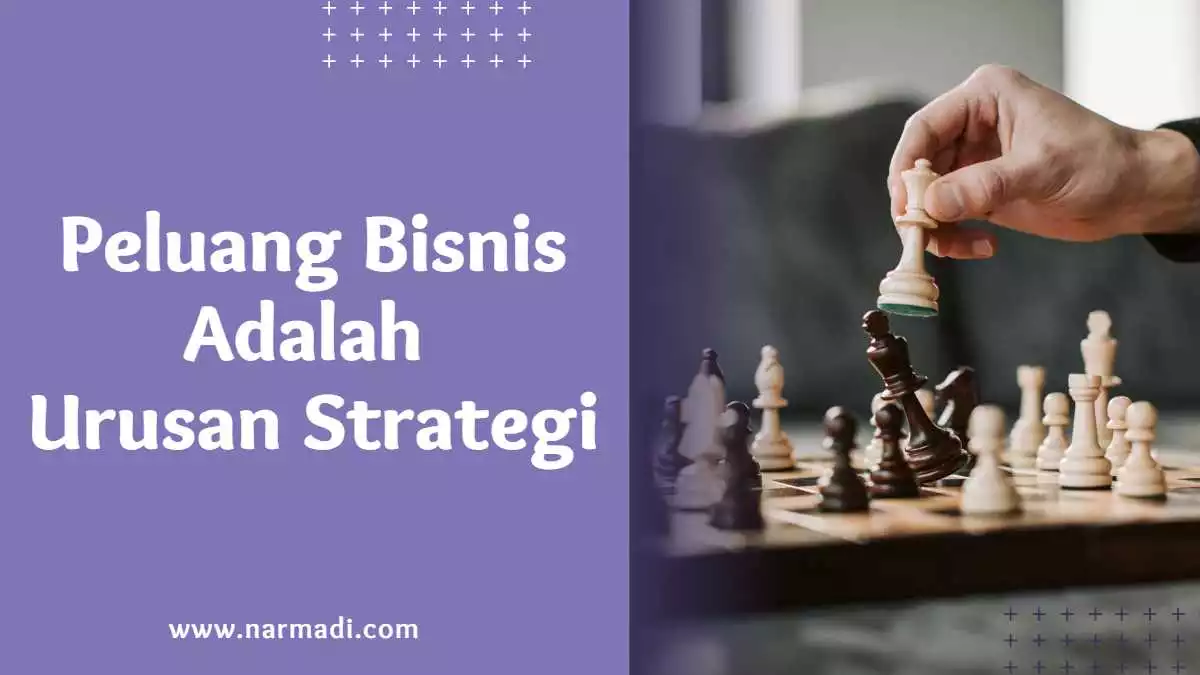 Peluang bisnis adalah urusan strategi