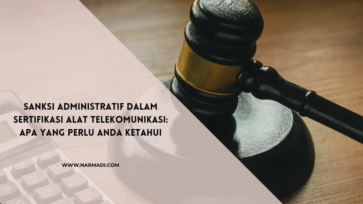Sanksi administratif - Narmadi.com