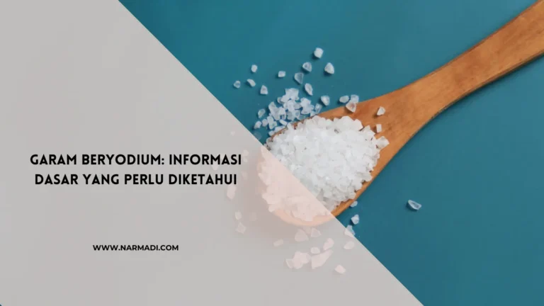 Kenali Apa Itu Garam Beryodium, Manfaat dan Standarnya