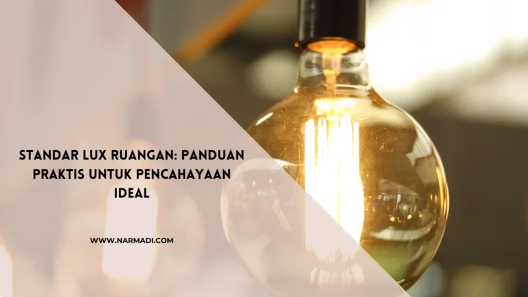 Standar lux ruangan