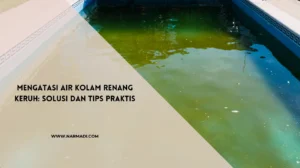 Air kolam renang keruh