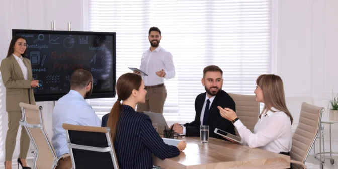 interactive flat panel display