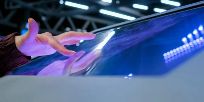 interactive flat panel display