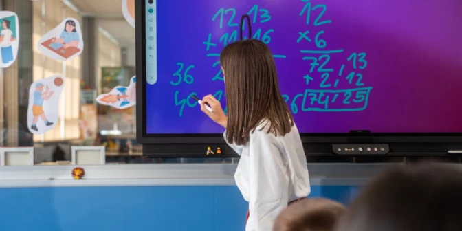 interactive flat panel display