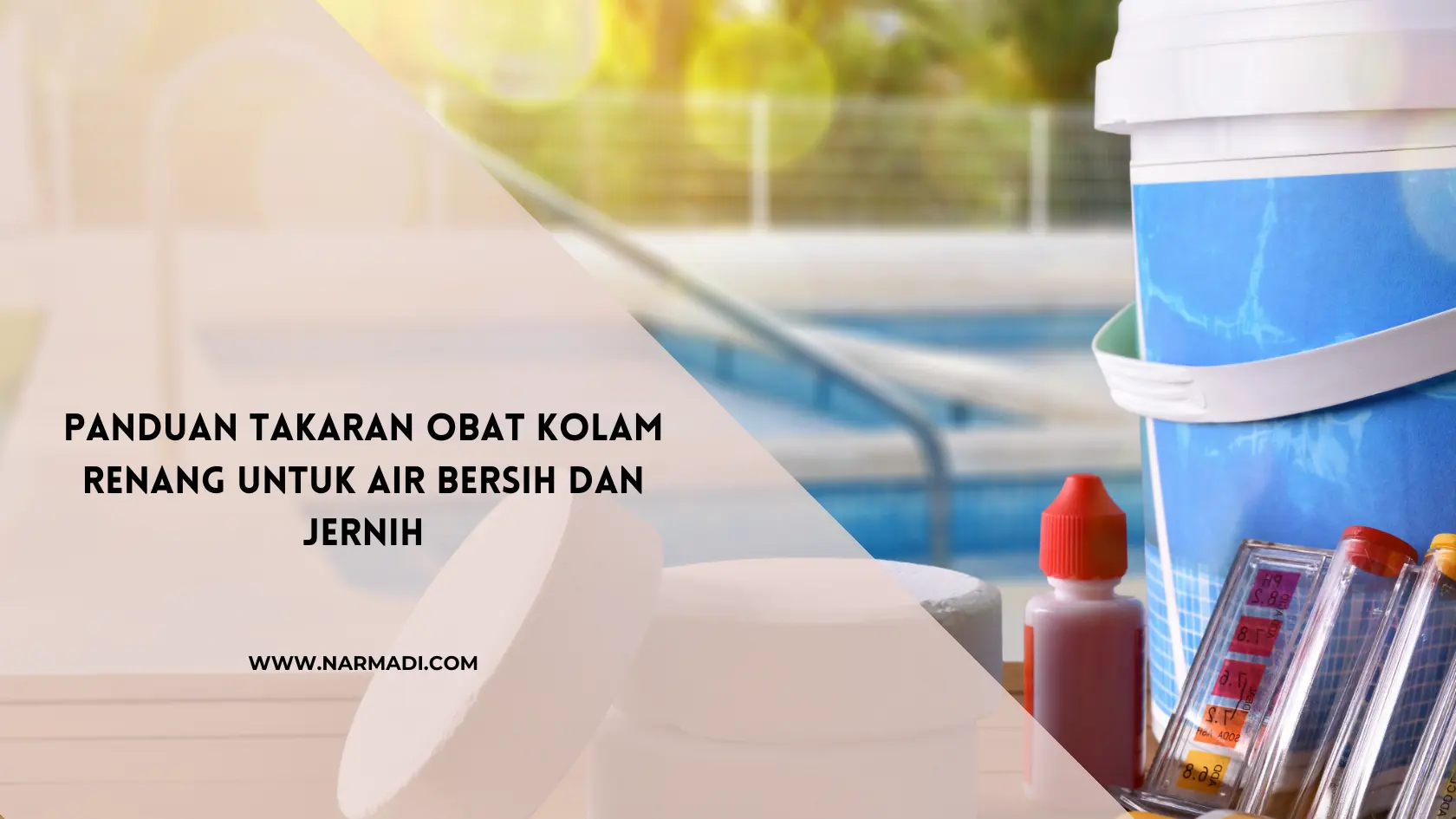 Takaran Obat kolam renang