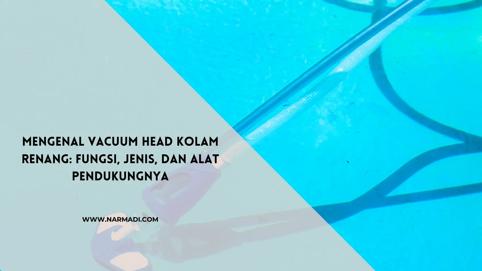 Vacuum head kolam renang