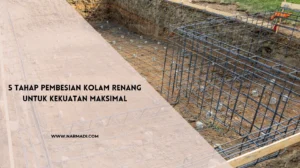 pembesian kolam renang