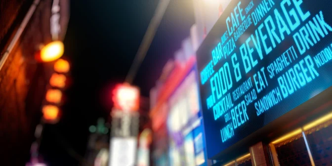 jenis digital signage