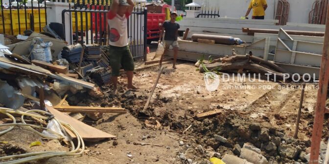 Tahapan Pembuatan Infinity Pool: Studi Kasus Proyek di Pluit, Jakarta Utara