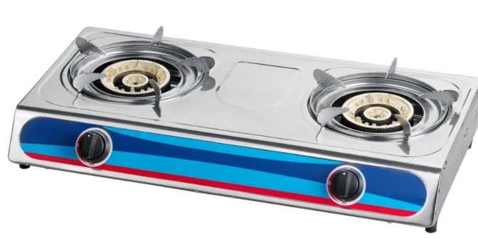 ukuran kompor gas 2 tungku