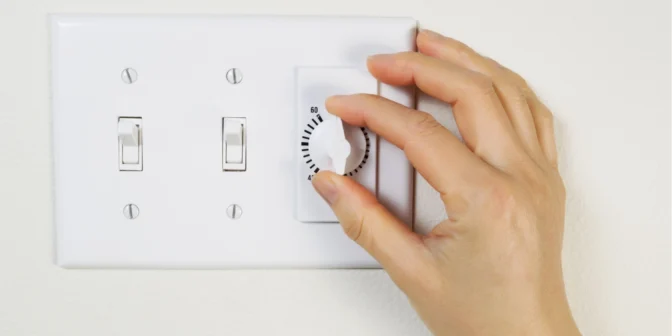 kipas angin duduk besi