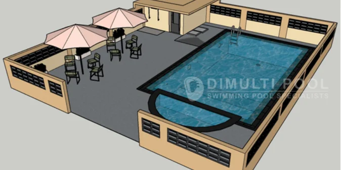 Desain Kolam Renang Bekas Kolam Ikan dan Harga Pembuatannya, Penasaran?