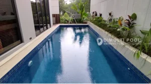 Hasil Akhir Kolam Renang 8x3. Ini Contoh RAB Kolam Renang 8x3.