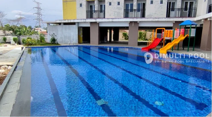 overview proyek kolam renang 15x7