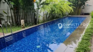 Hasil akhir pembuatan kolam lap pool Bapak Bambang. Berapa harga kolam lap pool Bapak Bambang ini.