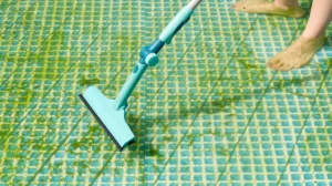 cara menjernihkan air kolam renang berwarna hijau