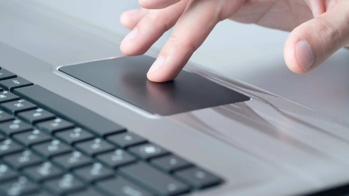Periksa pengaturan touchpad di sistem