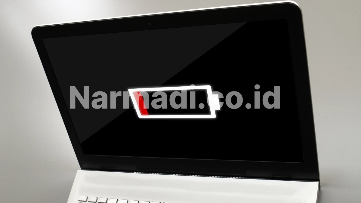 Membiarkan baterai benar-benar habis