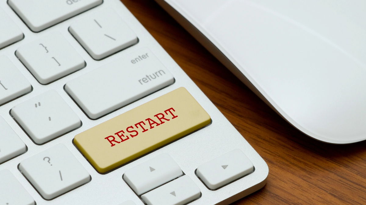 Restart printer dan perangkat jika printer bluetooth tidak bisa tersambung