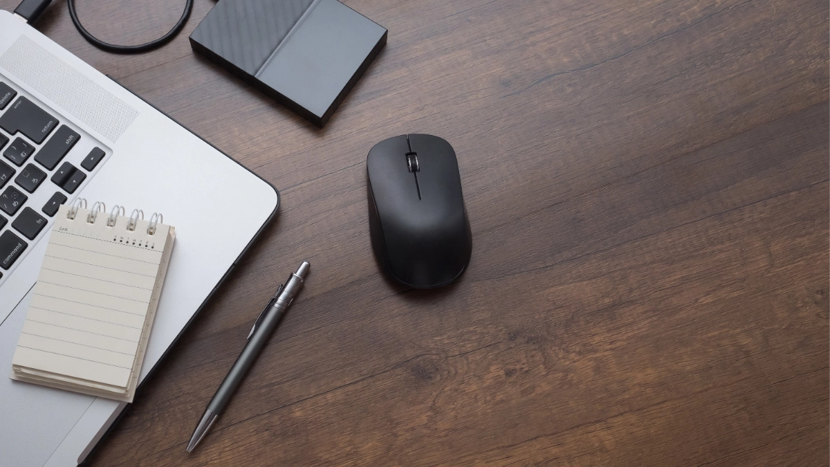 Periksa koneksi mouse eksternal