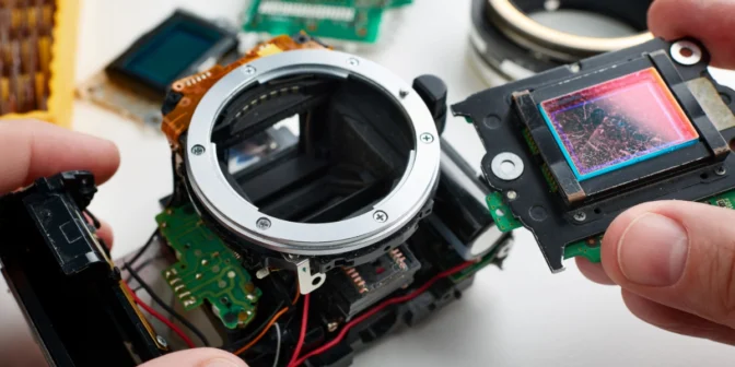 masalah pada sensor kamera dslr