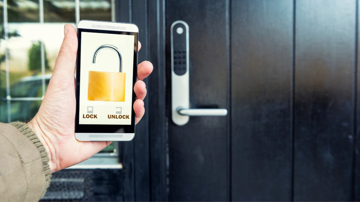cara kerja smart door lock