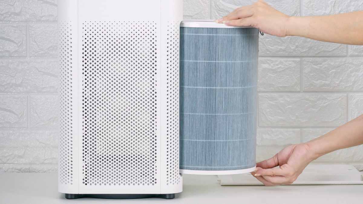 mengganti filter air purifier - Narmadi.co.id