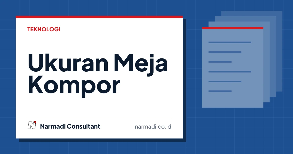 Ukuran Meja Kompor Gas 2 Tungku yang Ideal