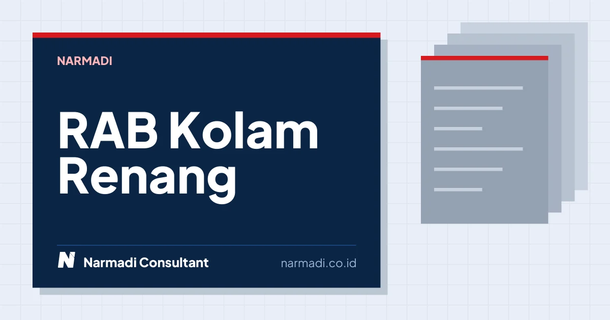 Cara Membuat RAB Kolam Renang 9×3,5 M [Study Case]