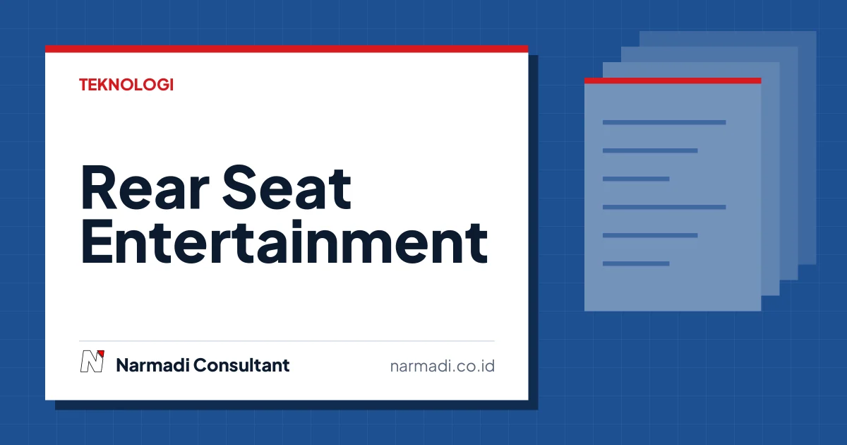 Apa itu Rear Seat Entertainment? ini Penjelasannya