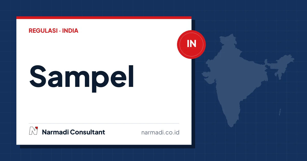 Persyaratan Sampel Type Approval di India