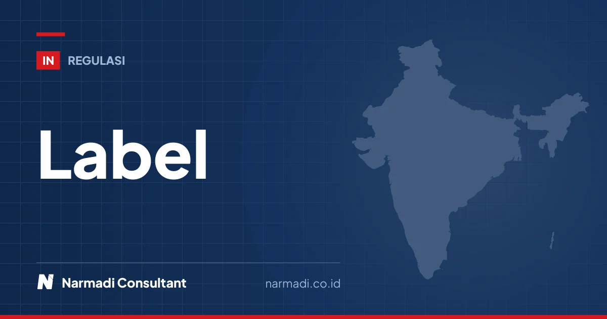 Persyaratan Label Type Approval di India