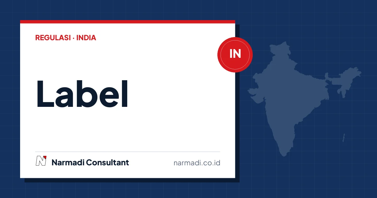 Persyaratan Label Type Approval di India