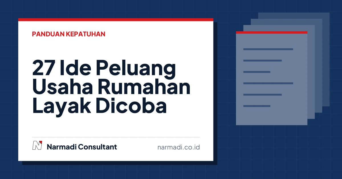 27 Ide Peluang Usaha Rumahan Layak Dicoba