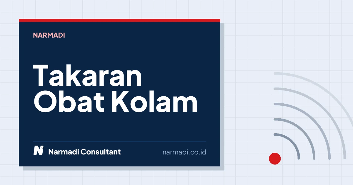 Panduan Takaran Obat Kolam Renang