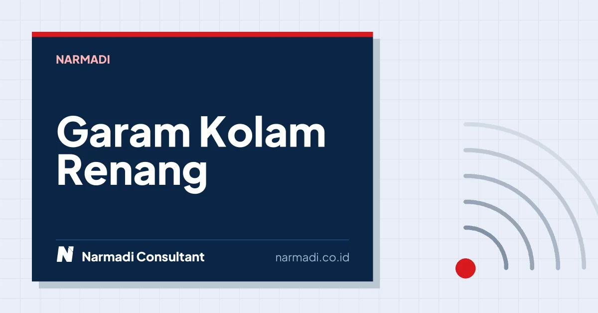 Garam Kolam Renang: Manfaat dan Cara Penggunaan