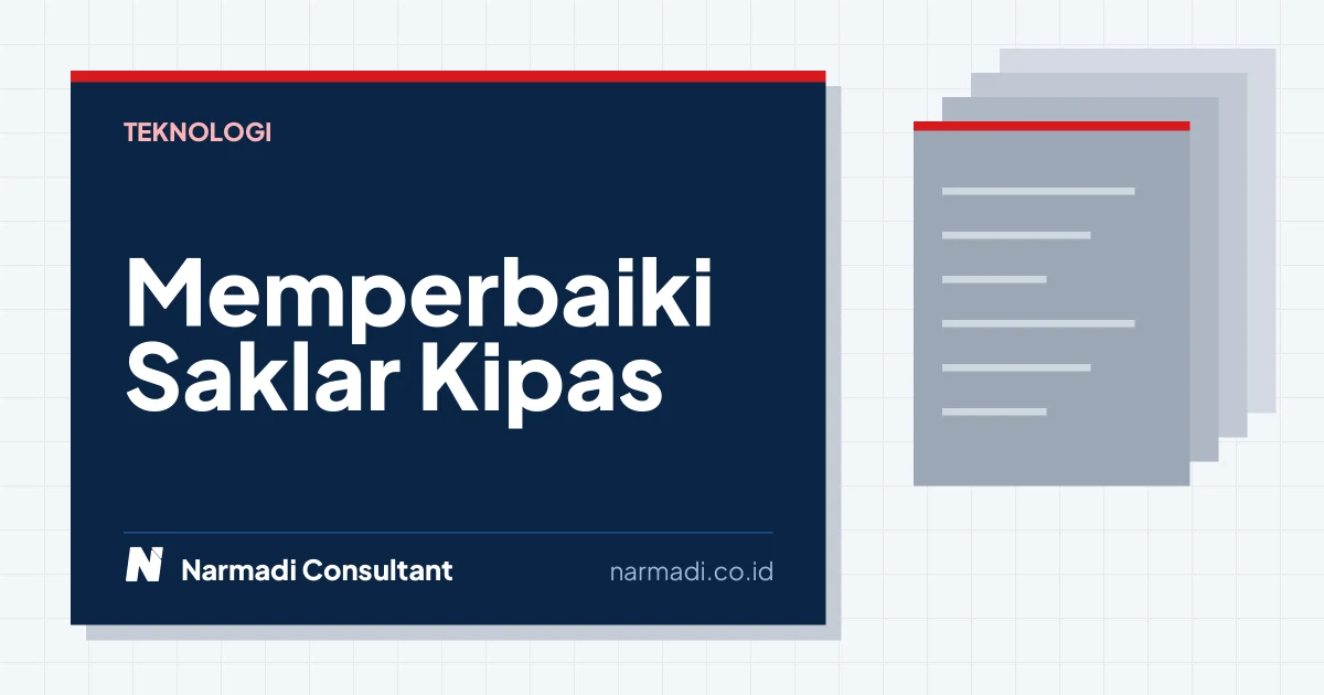 Memperbaiki Saklar Kipas Angin Gantung yang Bermasalah